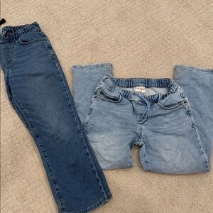 Boys size 10 Cat & Jack Light Blue Drawstring Denim Jeans